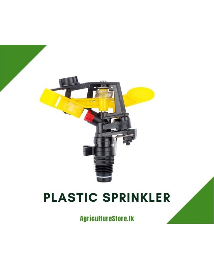 Impact Sprinkler - Plastic 1/2 Male 360° Adjustable - 2 PACK